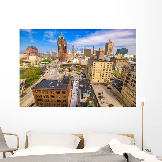 Milwaukee Wisconsin Skyline Wall Decal