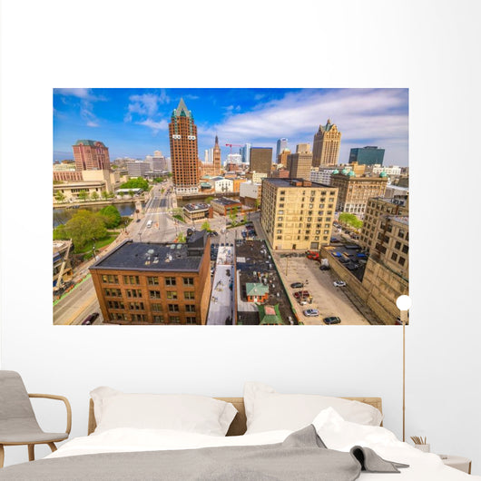 Milwaukee Wisconsin Skyline Wall Decal