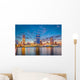 Milwaukee Wisconsin Usa Skyline Evening Wall Decal