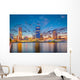 Milwaukee Wisconsin Usa Skyline Evening Wall Decal