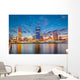 Milwaukee Wisconsin Usa Skyline Evening Wall Decal