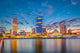 Milwaukee Wisconsin Usa Skyline Evening Wall Decal