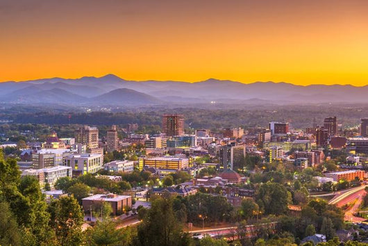 Asheville North Caroilna Usa City Scape Wall Decal