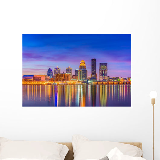 Louisville Kentucky Usa Skyline Wall Decal