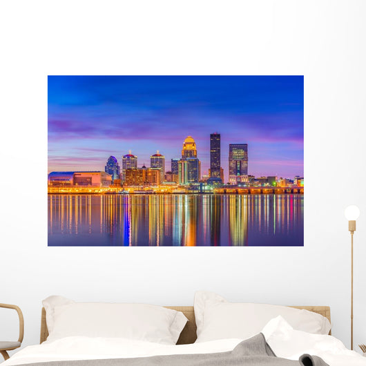 Louisville Kentucky Usa Skyline Wall Decal