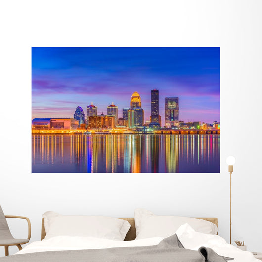 Louisville Kentucky Usa Skyline Wall Decal