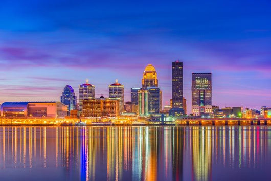 Louisville Kentucky Usa Skyline Wall Decal