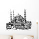 blue mosque in Istanbul Wall Decal