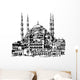 blue mosque in Istanbul Wall Decal
