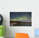Northern Lights Aurora Borealis Over Lake Superior Wall Mural