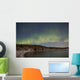 Northern Lights Aurora Borealis Over Lake Superior Wall Mural