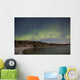 Northern Lights Aurora Borealis Over Lake Superior Wall Mural