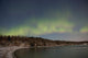 Northern Lights Aurora Borealis Over Lake Superior Wall Mural
