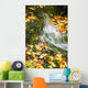 Leaves In Autumn Colours At Crystal Springs Gardens Wall Mural