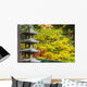 Autumn Colours At The Japanese Garden Wall Mural