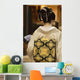 Geisha Showing Her Nape Make-Up And Obi Wall Mural