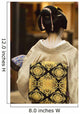 Geisha Showing Her Nape Make-Up And Obi Wall Mural