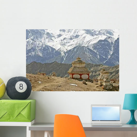 Buddhistic Stupa Monument Wall Decal