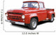 Old Red V8 Pickup Wall Decal