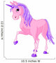 Pink Unicorn Wall Decal