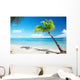 Caribbean sea and coconut palm Wall Mural