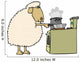 Sheep for Dinner Wall Decal