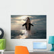 Killer Whale Jumping out of Water Wall Mural