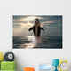Killer Whale Jumping out of Water Wall Mural