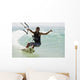Woman Kitesurfing In Costa De La Luz Wall Mural