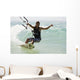 Woman Kitesurfing In Costa De La Luz Wall Mural