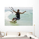 Woman Kitesurfing In Costa De La Luz Wall Mural