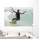 Woman Kitesurfing In Costa De La Luz Wall Mural