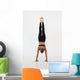 A woman doing a handstand Wall Mural