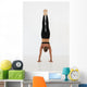 A woman doing a handstand Wall Mural