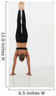 A woman doing a handstand Wall Mural