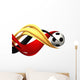Germany Soccer Ball Wall Decal