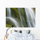 Small Waterfall Over Mossy Stones In Gleann Enich Near Aviemore Wall Mural