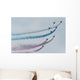 Red Arrows In Action At The Eastbourne Airshow, East Sussex, Uk Wall Mural