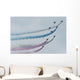 Red Arrows In Action At The Eastbourne Airshow, East Sussex, Uk Wall Mural