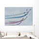 Red Arrows In Action At The Eastbourne Airshow, East Sussex, Uk Wall Mural