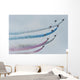 Red Arrows In Action At The Eastbourne Airshow, East Sussex, Uk Wall Mural