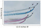 Red Arrows In Action At The Eastbourne Airshow, East Sussex, Uk Wall Mural