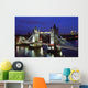 Cityscape, Tower Bridge And Skyline, London, Night, England Wall Mural