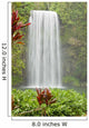 Beautiful waterfall in tropical Australia Wall Mural
