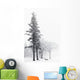Ice Fog In Winter In Assiniboine Park Wall Mural