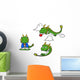 Kawaii Little Dragons Wall Decal
