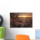 Ice-Covered Trees And Rocks Wall Mural