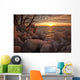Ice-Covered Trees And Rocks Wall Mural