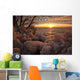 Ice-Covered Trees And Rocks Wall Mural