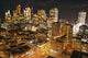 City Skyline At Night Wall Mural